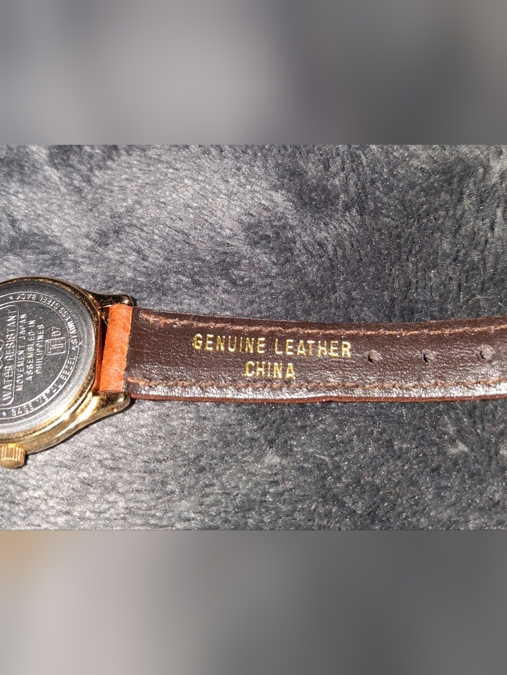 Vintage Never Worn Timex  Moonphase Watch with Leather Band - Picture 7 of 7